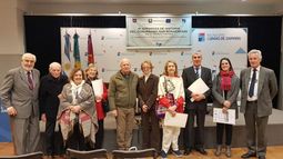 Grassi y las autoridades salientes.