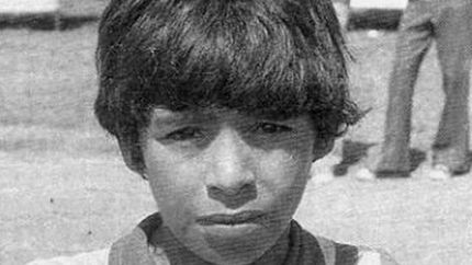 Diario La Unión | Diego, en su infancia.