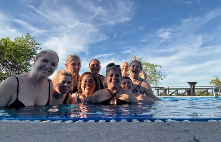 Viajaron nueve chicas de Banfield y Lomas hasta San Pedro.