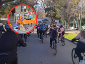 Fue un éxito la bicicleteada a beneficio del Hospital Esteves de Temperley.