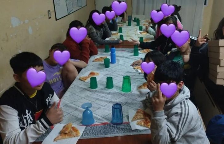 Los chicos llegan al hogar por decisión judicial.