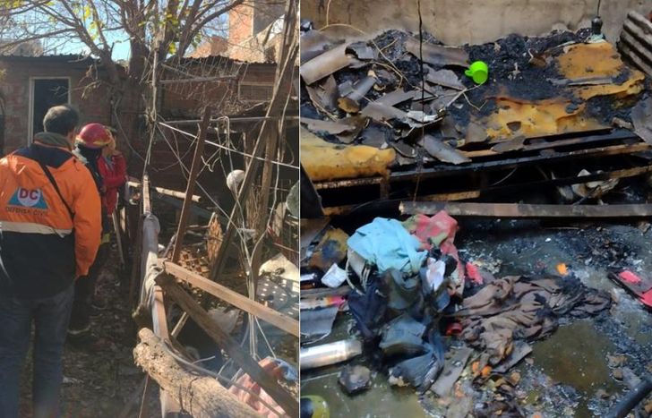 Hubo importantes pérdidas materiales.