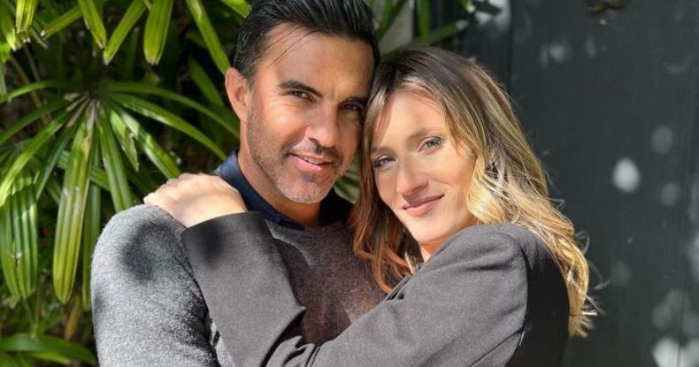 Mica Viciconte y Fabián Cubero.