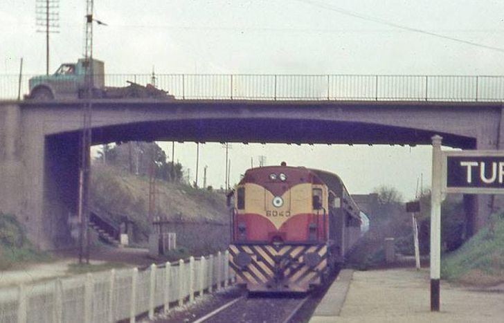 La estación de Turdera.