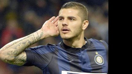en medio del conflicto con el inter, icardi no entreno por una molestia en su rodilla