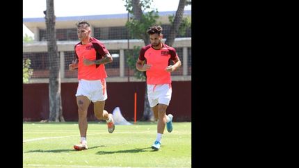 Los entrenamientos continuarán hasta el lunes, siempre en el predio de Cabrero y Guidi Los entrenamientos continuarán hasta el lunes, siempre en el predio de Cabrero y Guidi