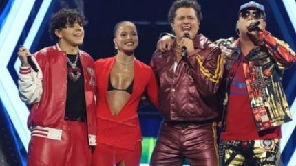 Emilia Mernes, Carlos Vives, Wisin y Xavi.&nbsp;