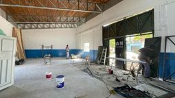 Profundizan las obras de infraestructura en escuelas de Lomas