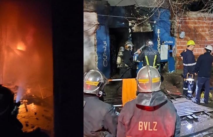 Detectaron una fuga de gas en el lugar.