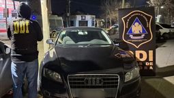 El auto que utilizaba el secuestrador.