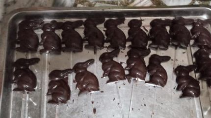 Este jueves, en plena elaboración.