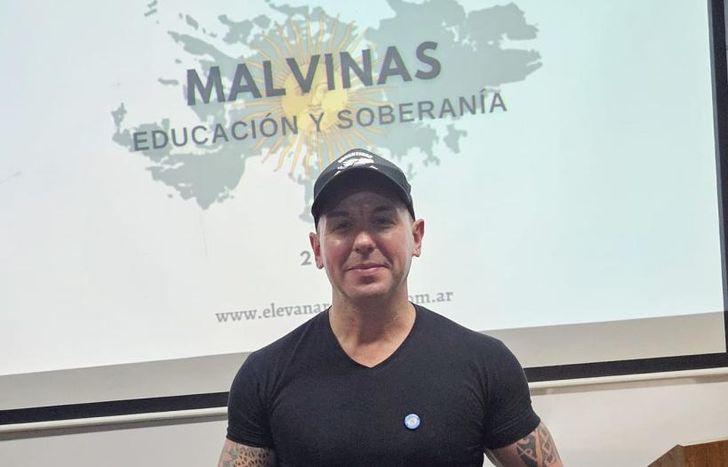 Concluyó la formación en Malvinas.