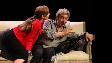 Andrea Pietra y Ricardo Darín, en escena.