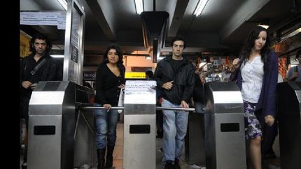 subte: liberan molinetes en la linea c