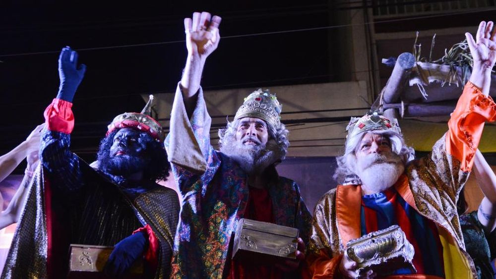 Melchor, Gaspar y Baltasar se preparan para una noche inolvidable.
