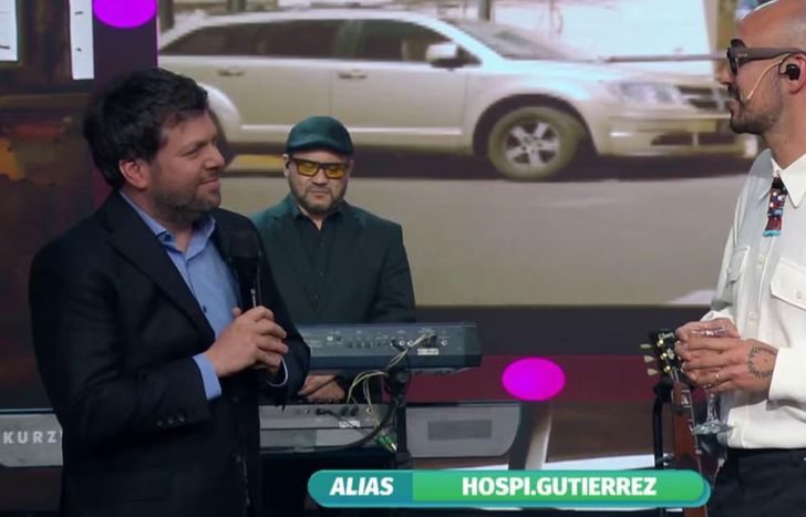 Guido con Abel Pintos.