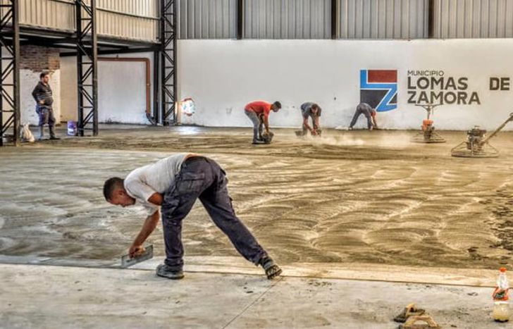 Así se trabajó durante los últimos días.