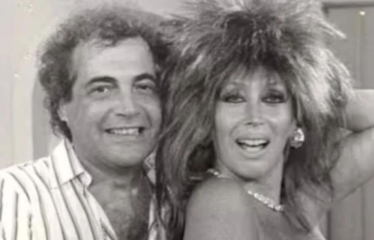 Mario Castiglione y Moria Casán.