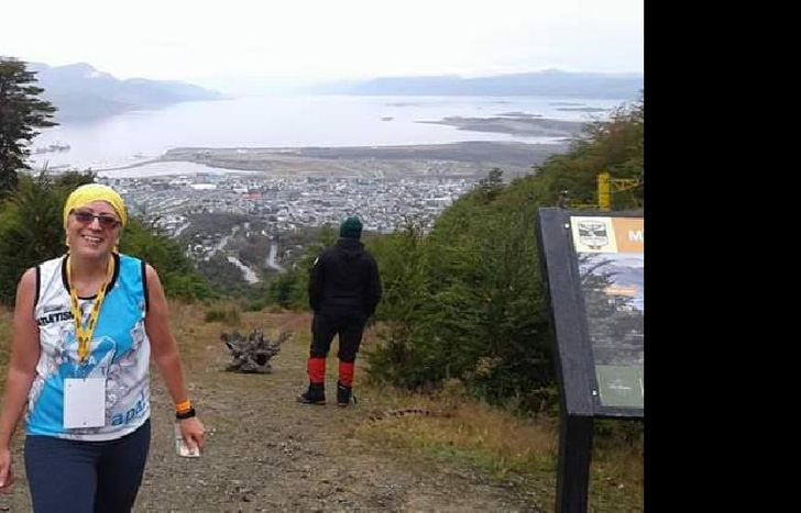 Obertini, en Ushuaia, cumplió su gran desafío.