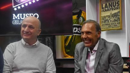 Nicola y Miguel, no pudieron tener su última función juntos en Lanús.