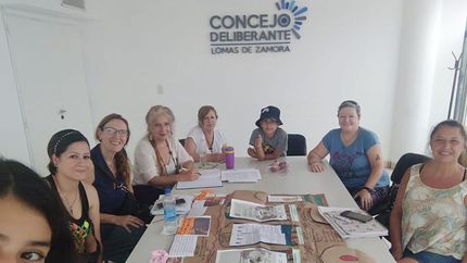 Imágenes de la reunión.