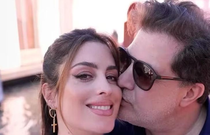 Agustina Casanova y su pareja.