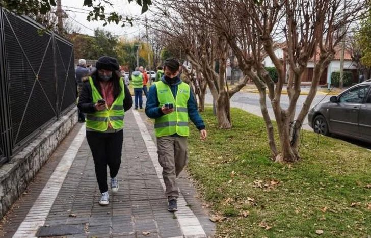 La primera etapa del censo abarcará 1.600 cuadras y 41 plazas.