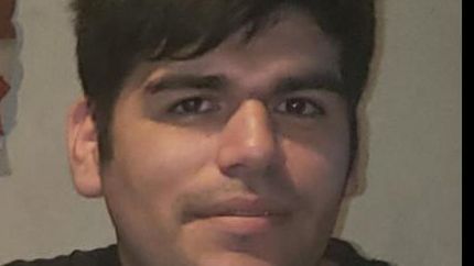 La imagen del joven.