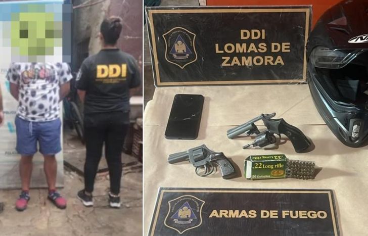 El sospechoso fue apresado por la DDI de Lomas de Zamora.