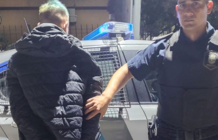 El momento de la detención.