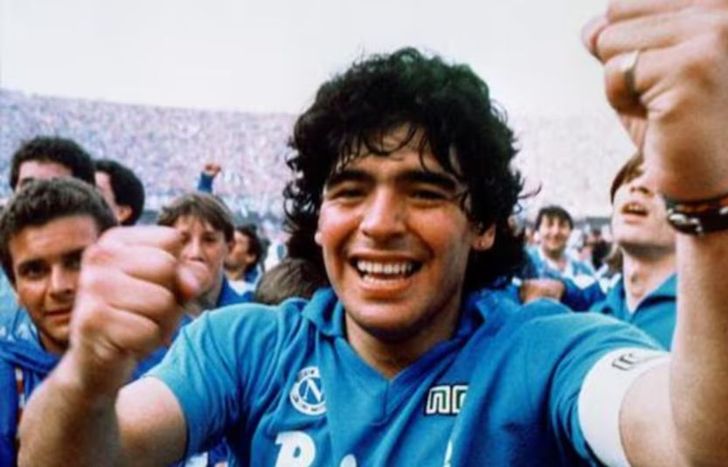 Diego Maradona en el Napoli.&nbsp;