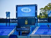 Asi luce la nueva platea de Temperley.