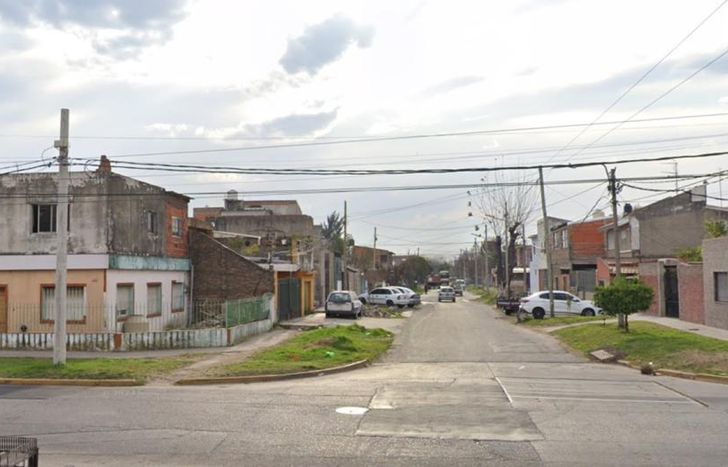 La zona donde ocurrió el crimen.