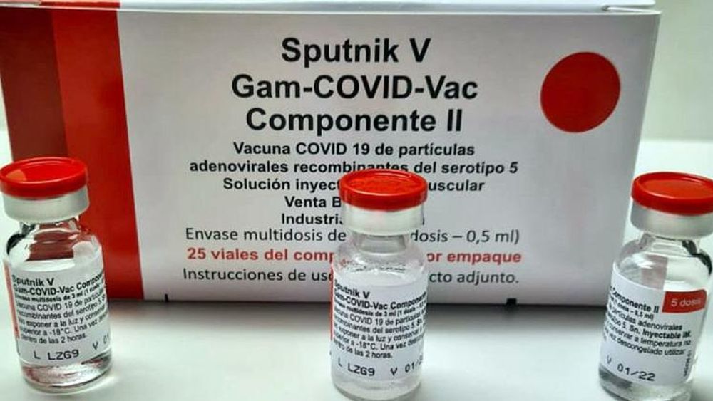 Se distribuyen más de un millón de dosis 1 y 2 de Sputnik V.