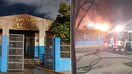 Los bomberos de Lomas trabajaron intensamente para apagar las llamas. Los bomberos de Lomas trabajaron intensamente para apagar las llamas.