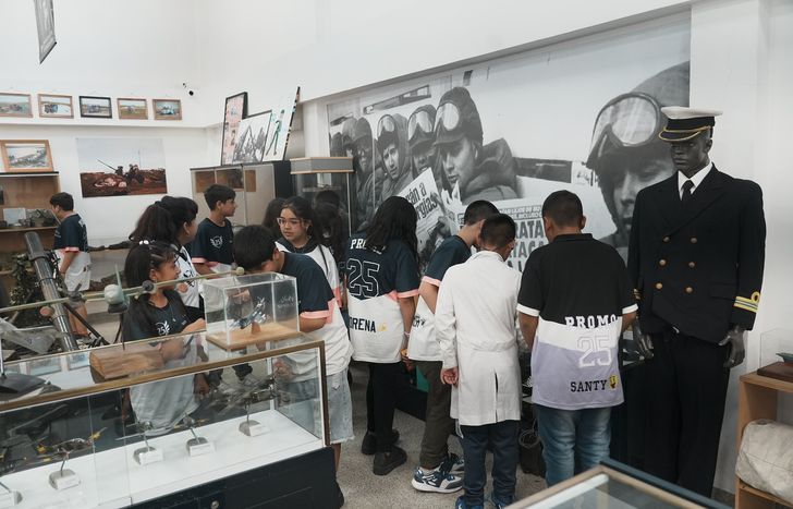El Museo Malvinas de Lomas es una de las salidas para escuelas.
