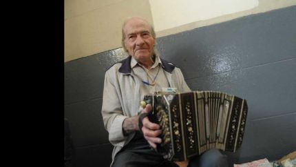 ruben, una vida dedicada al ferrocarril y al bandoneon