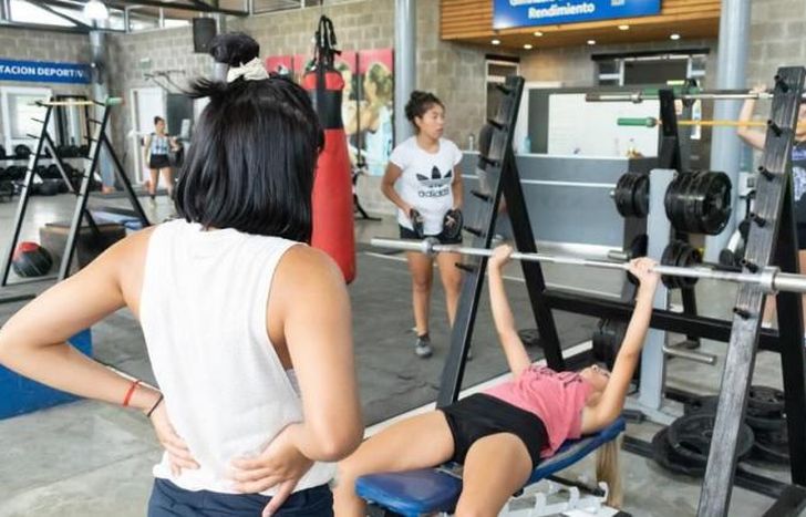 En el Gimnasio de Alto Rendimiento.