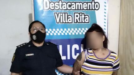 Detuvieron a la jefa de la banda.