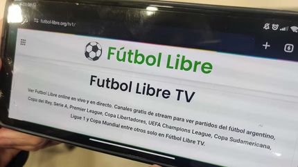 Bajaron portales de Fútbol Libre.