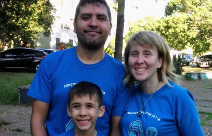 La familia de Ivanna en Banfield.