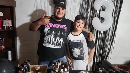 Los hermanos Jorge y Benjamín Oviedo, víctimas del incendio en Villa Fiorito.