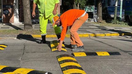 Trabajos en Azara y Rivera, en Lomas Centro.