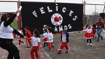 Estrenando la murga.