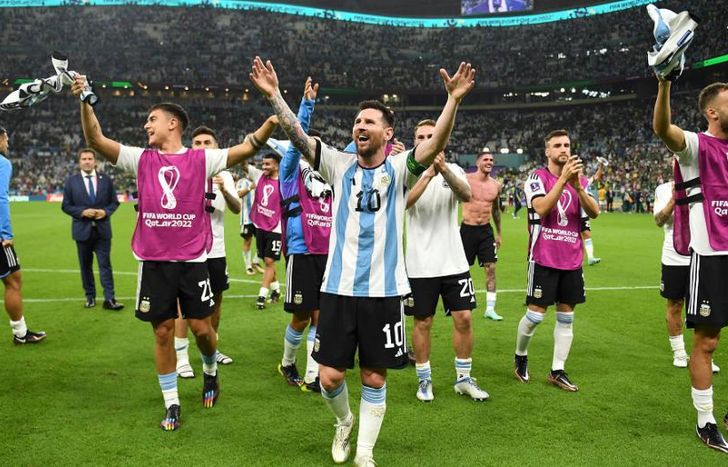 Messi alcanzó a Maradona en goles mundialistas.