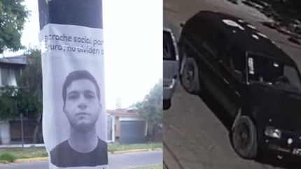 La familia de la víctima empapeló la ciudad con la imagen del abusador.