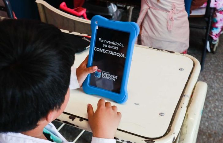 Entregaron 80 mil tablets en las escuelas primarias.