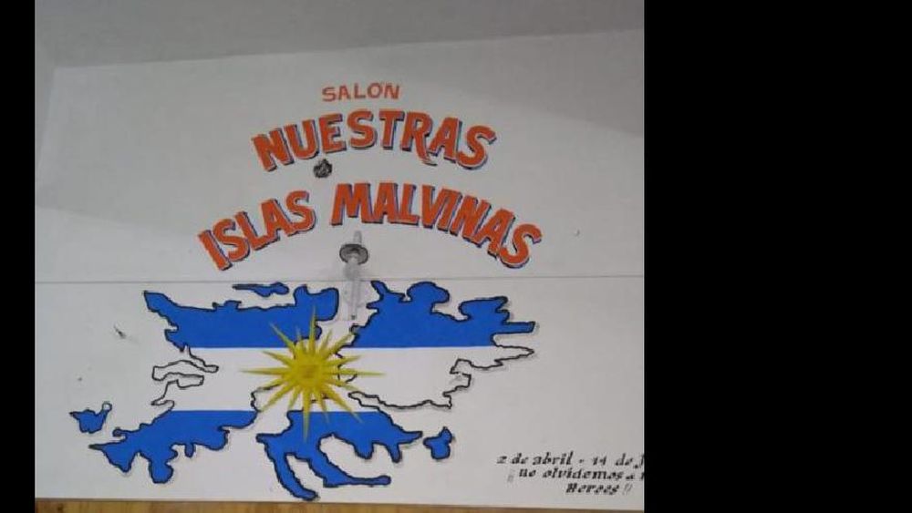 una de las salas fue bautizada en homenaje a las islas.