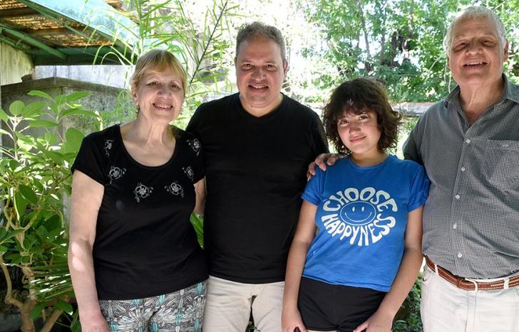 La familia contó detalles de sus antepasados.