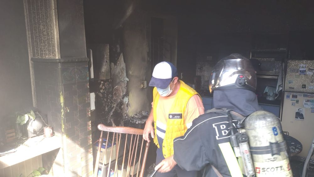 El incendio provocó importantes daños. El incendio provocó importantes daños.